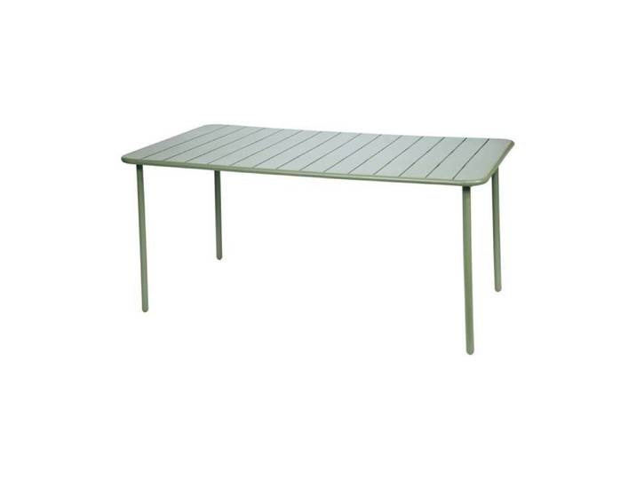 Table de jardin métal 6-8 places. vert. Amelia. 160x90xH72.5cm
