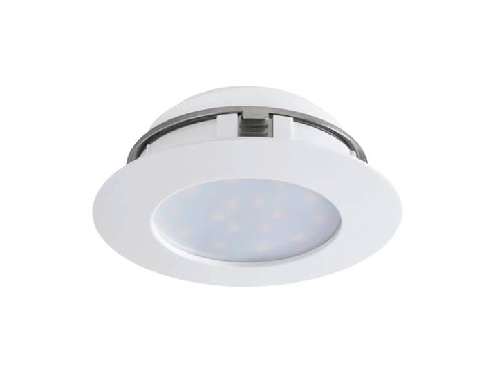 EGLO LED inbouwspot Pineda, LED spot van kunststof, LED inbouwlamp wit