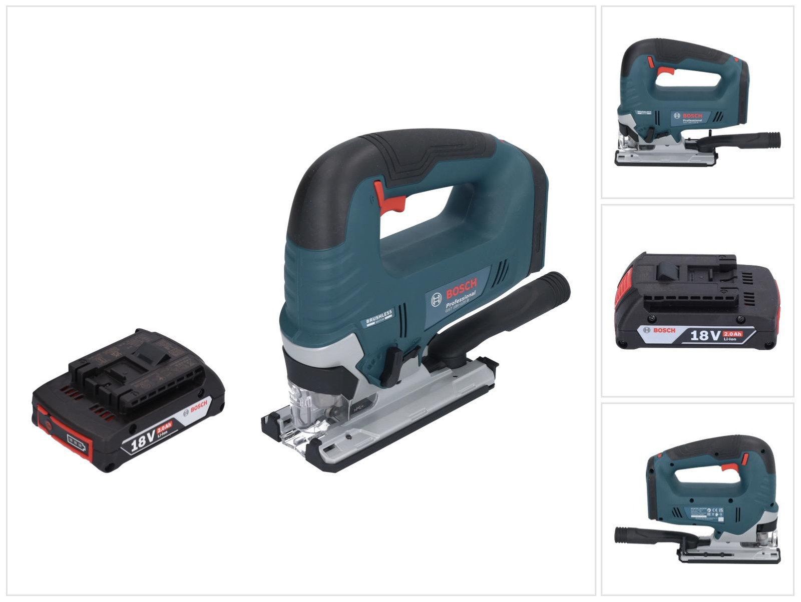 Bosch GST 18V-125 B Professional accu-decoupeerzaag 18 V 125 mm borstelloos met 1x 2,0 Ah accu