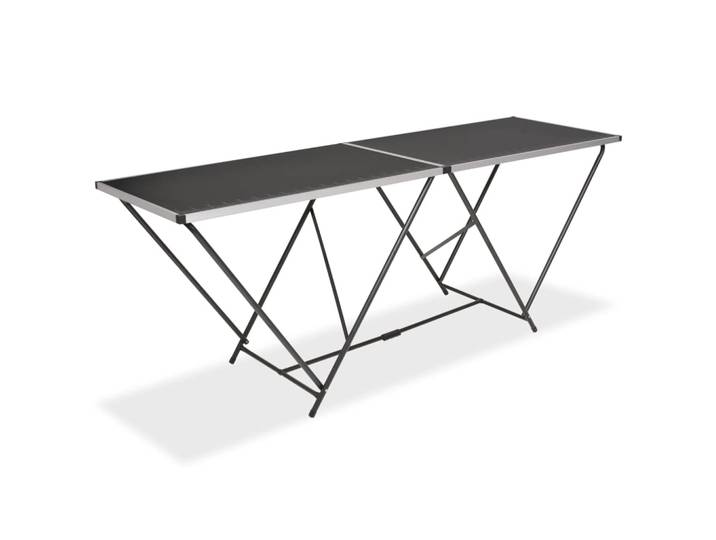 vidaXL Tapeziertisch Klappbar MDF und Aluminium 200×60×78 cm