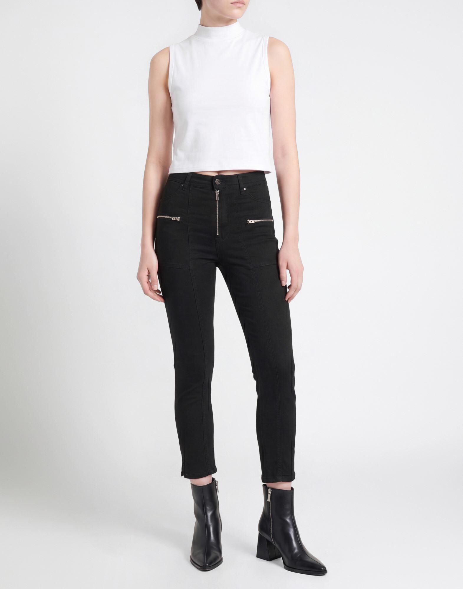 Tramarossa Pantalones vaqueros Mujer Negro 27 Mujer