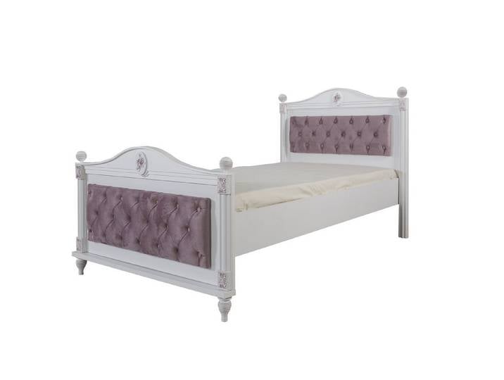 Kapa Möbel Jugendbett Goldi in 100x200 cm romantischem Design
