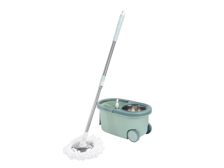 Wischmopp mit Eimer mint