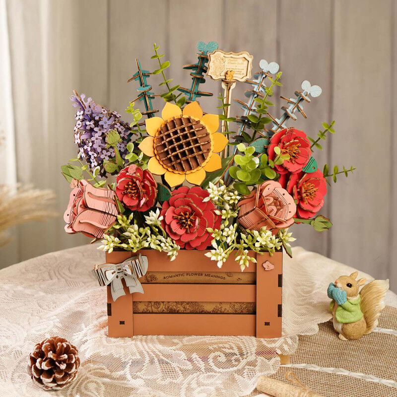 Wooden Bloom Box - Puzzle 3D en bois ROWOOD