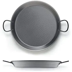 Vaello Campos Traditionelle Paella-Pfanne aus poliertem Stahl Ø38Cm (8 Personen). Vaello