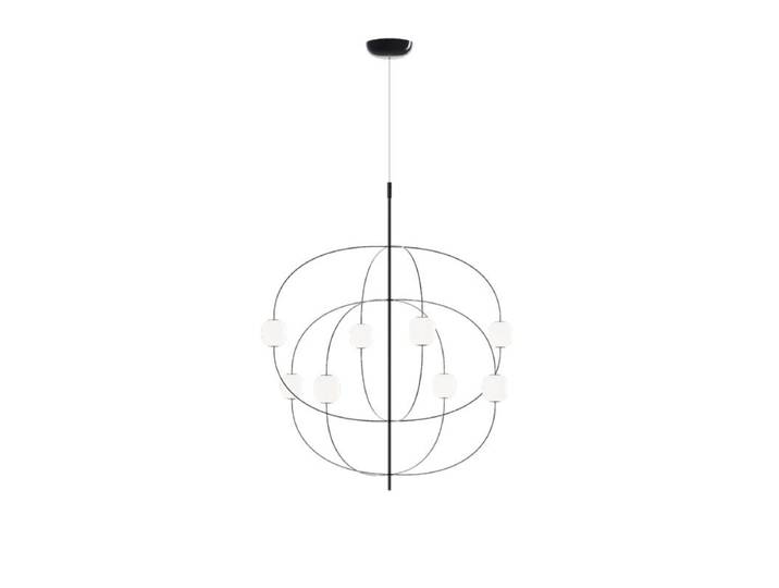 Lodes Pendelleuchte Axia, zeitgenössisches Design, diffuses Lic