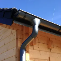 Metall Dachrinnenset für Karibu Dachausbau Pelegrin/ Olin/ Doderic/ Girion-Dachausbau für Doderic und Girion Set KKB1