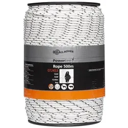 Gallagher, Gartenzaun, Cord PowerLine (5 MM / Wit) - 500 Meter