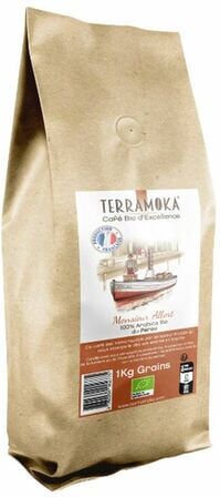 Terramoka - Monsieur Albert Bio Kaffeebohnen - 1 Kg - MaxiCoffee