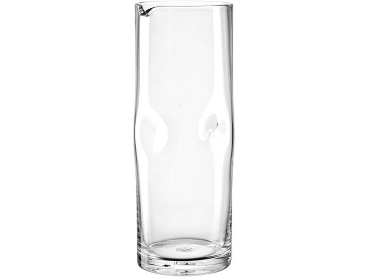 LEONARDO HOME VESUVIO Krug 1 Stück Wasserkrug Einschlüsse formschönes Design ergonomische Form modernes Trinkgefäß alltagstauglich ideal für Wasser & Saft Höhe 25 cm klar 077411