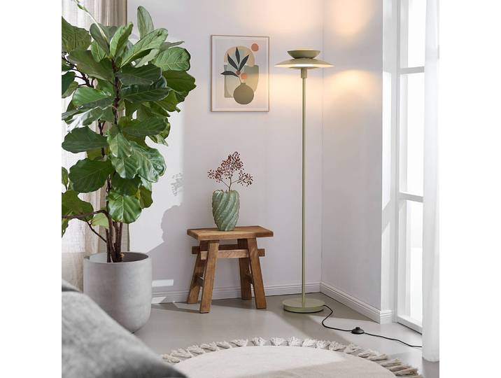 Stehleuchte Ø 38cm Grün/Salbei Eisen E27