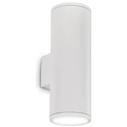 Ideal Lux Outdoor Wandleuchte GUN BIG, Up/Down, 2-flammig, 2xE27, IP54, weiß IDEA-092300