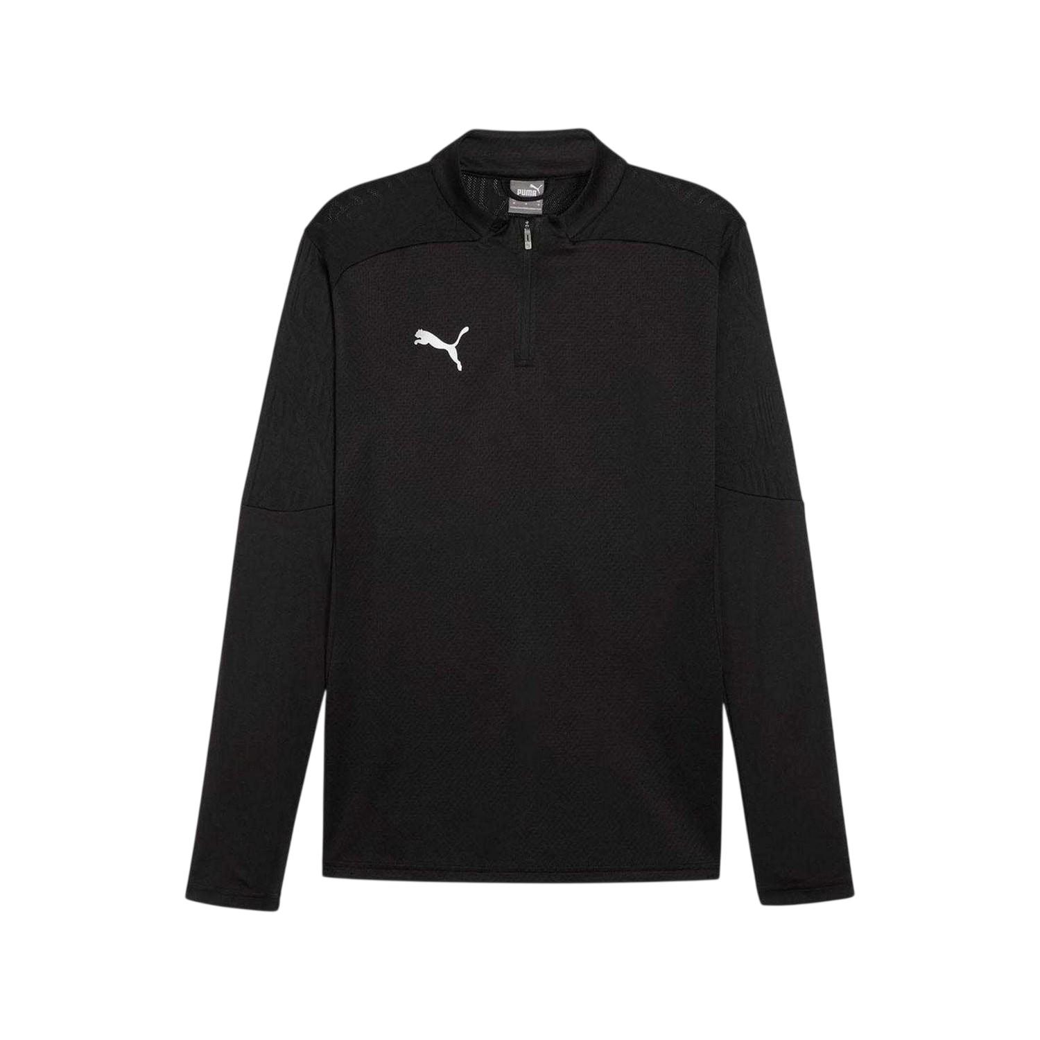 Puma - Trainingsjacke für Herren, mit kurzem Reißverschluss (Schwarz)