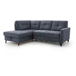 sit & more Ecksofa Valona Stoff Deep Blue