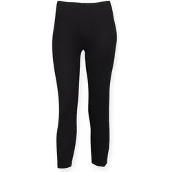SF Clothing, Damen, Tights, Women's 3/4 Length Leggings (XXL), Schwarz