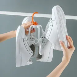 Doppelbügel zum Trocknen von Schuhen – weiß