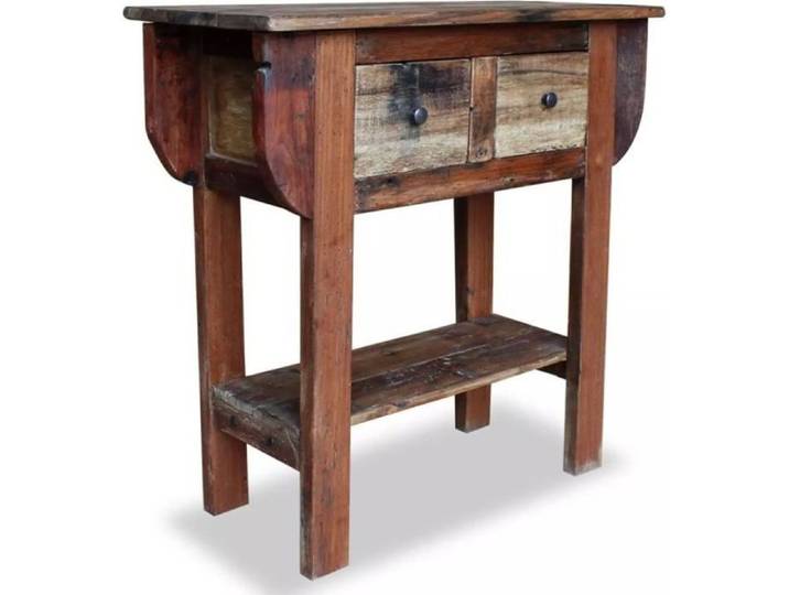 CHEZ7530Elégant - Table Console Table d'Entrée Vintage décor - Table de drapier Console - style industriel Armoire console Table d