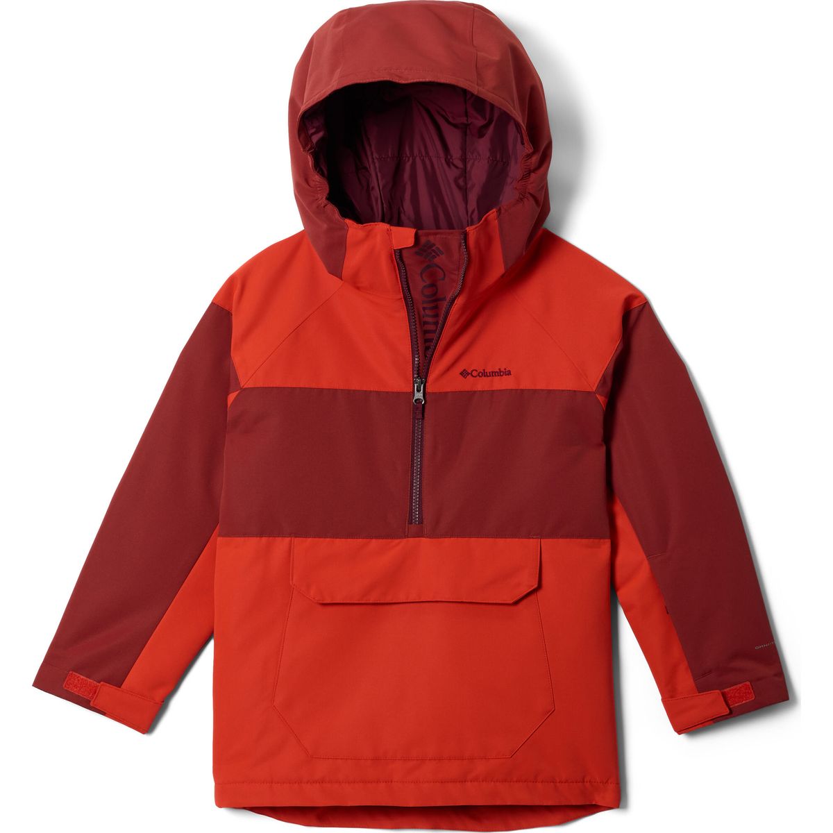 Columbia Youth Unisex Coreshot Waterproof Hooded Anorak super sonic, red oxide (845) M 213381-2133811-845-M