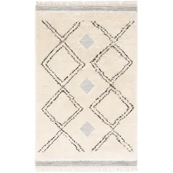 Pergamon, Teppich, In & Outdoor Teppich Shaggy Sylt Rauten (120 x 170 cm)