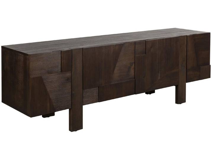 Dutchbone Sideboard Sideboard BRUNEAU Eschenfurnier Dunkelbraun 150cm