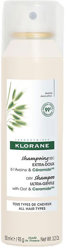 Klorane Leche Avena champú seco extrasuave 150 ml