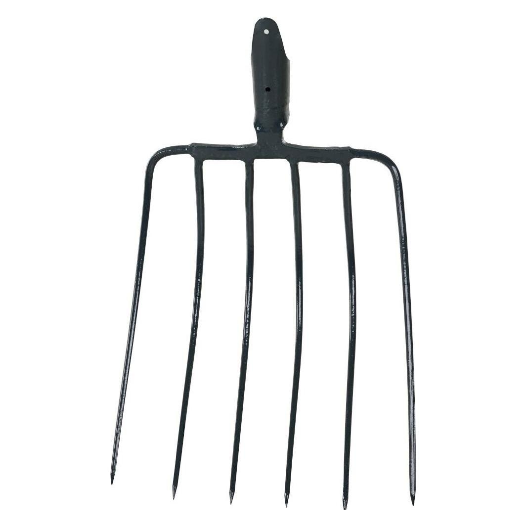 Siena Garden Maisgabel 6 Zinken ohne Stiel mit Dülle anthrazit (T42412)