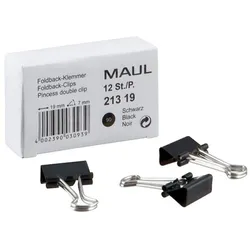 MAUL Foldbackklammern schwarz 1.9 cm