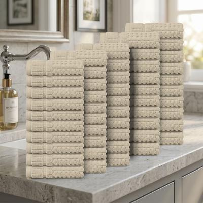 Home Weavers Inc Home Weavers Willow Collection 630GSM Cotton Zero Twist Super Absorbent Wash Cloth - 13x13