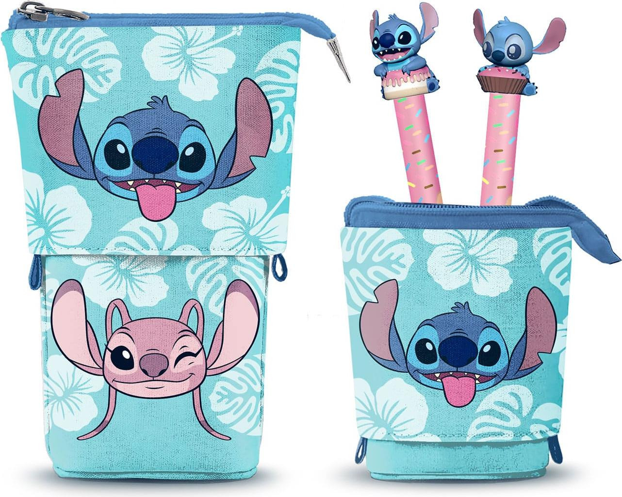 Karactermania Lilo & Stitch pop-up etui met 2 uitwisbare gelpennen