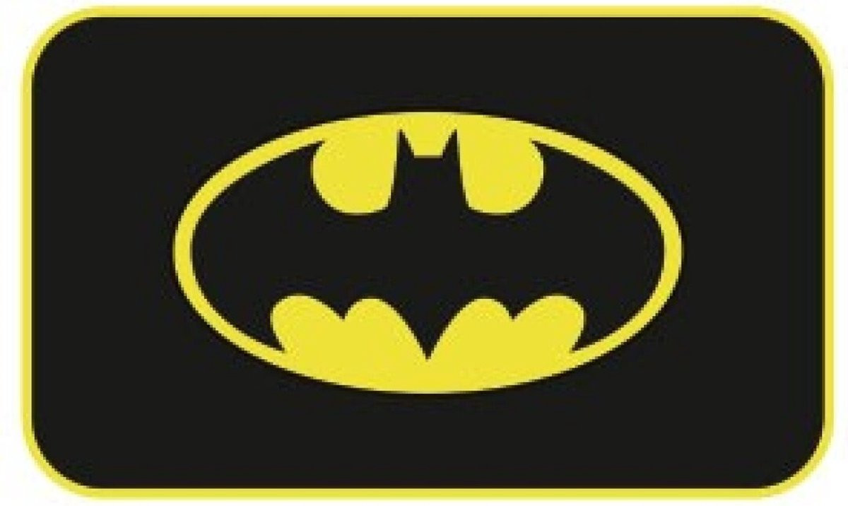 Batman Deurmat Batman Junior Polyester Zwart/geel 40 x 60 cm