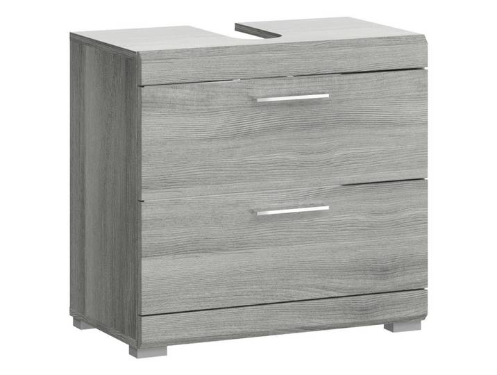 Waschbeckenunterschrank Soul B: 60 cm Silbereichenfarben