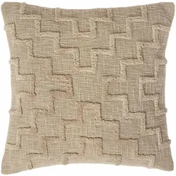 DEKOKISSEN Tufted beige 45/45 cm geometrisch
