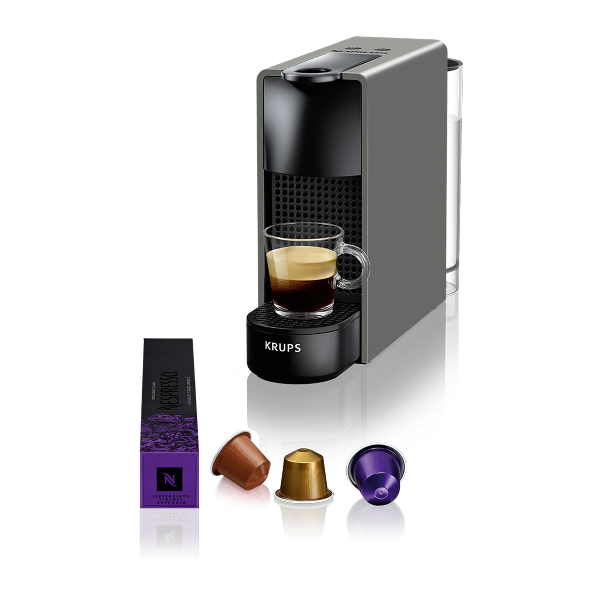 Kapselmaschine Nespresso Essenza Mini von Krups Grau