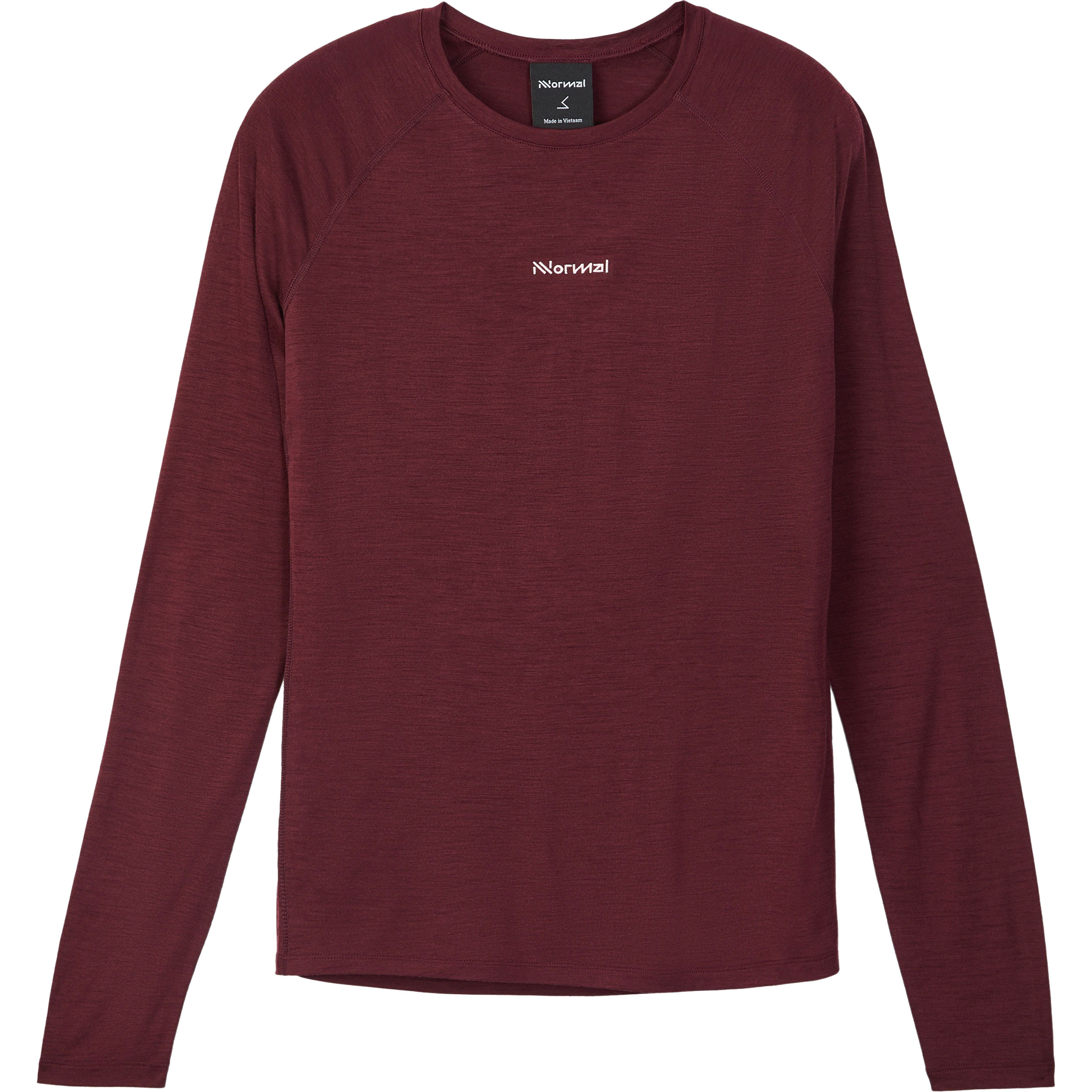 NNormal Merino Damen Longsleeves Merino braun Größe L Trailrunning | Laufen Hautfreundlich Merinowolle