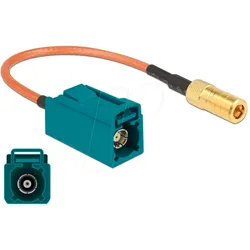 DELOCK 89671 - HF-Kabel, FAKRA Z Buchse > SMB Buchse, 15cm
