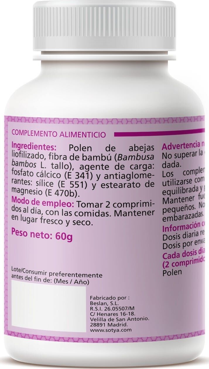 Sotya Polen 600 mg 100 comp