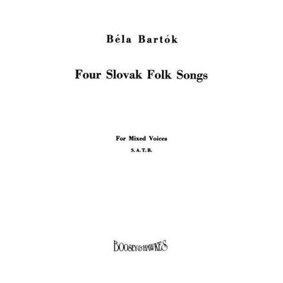 Bartók, B: Vier slowakische Volkslieder -