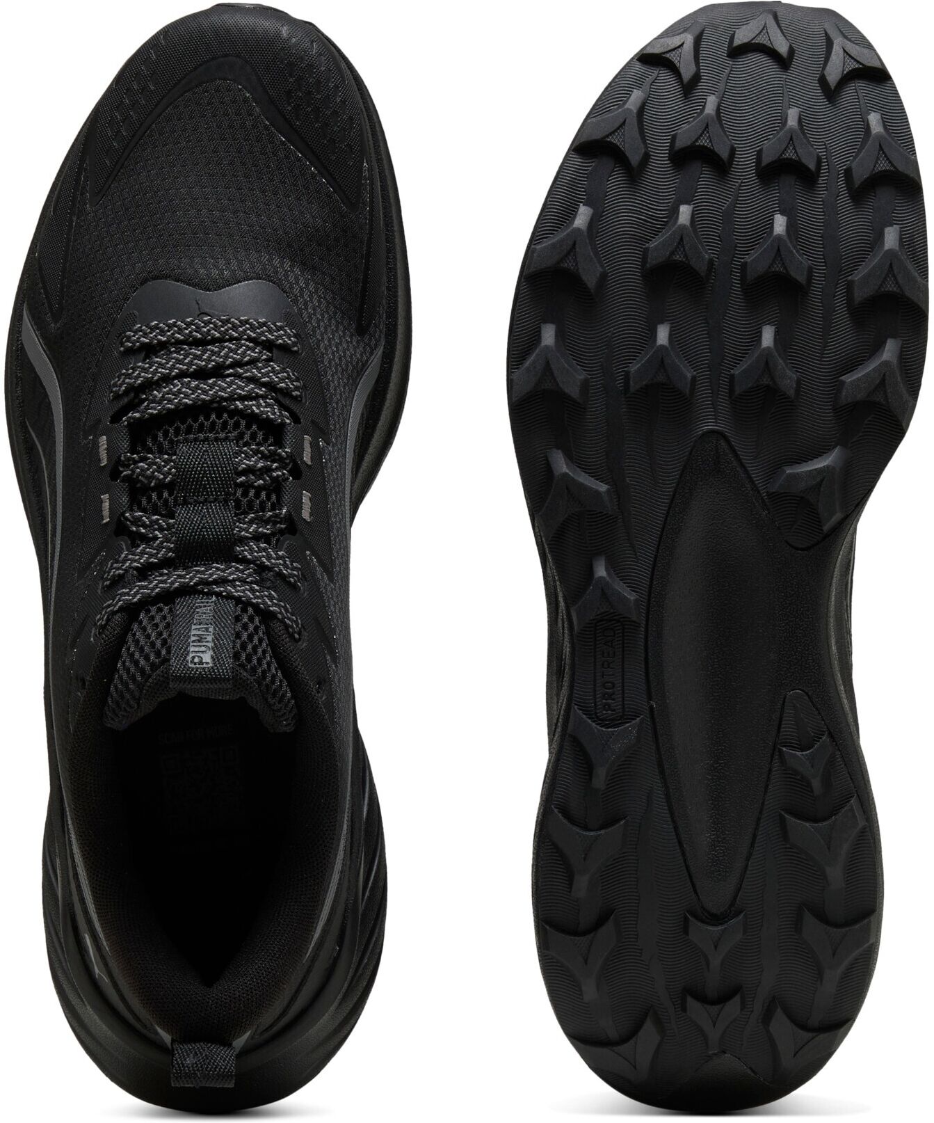 Trailrunningschuh PUMA "POUNCE LITE 2 TRAIL", Gr. 38, puma schwarz, cool schwarz gray, Schuhe Trailrunningschuh, für mehr Grip puma schwarz, cool schwarz gray 38