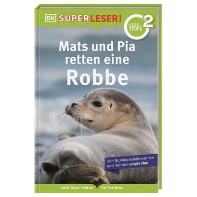 SUPERLESER! Mats und Pia retten eine Robbe, Gebundene Ausgabe von Sabine Frank, DK Verlag Dorling Kindersley, 978-3-8310-4486-3