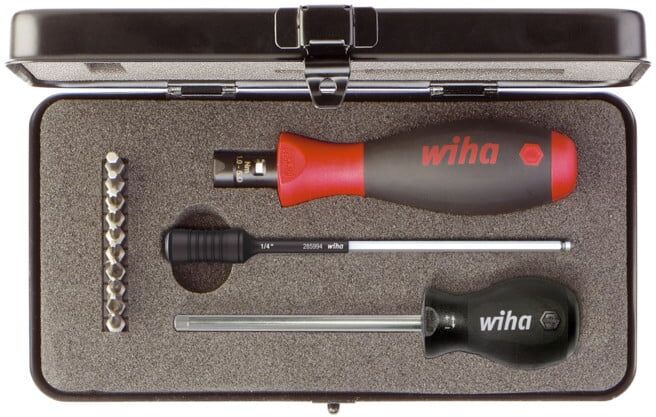 Set de tournevis dynamométriques 2852 S10 13pces 1-5 Nm réglable WIHA (26893)