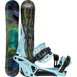 GNU FINEST 2026 inkl. NIDECKER SUPERMATIC escape cyan - 157 | M
