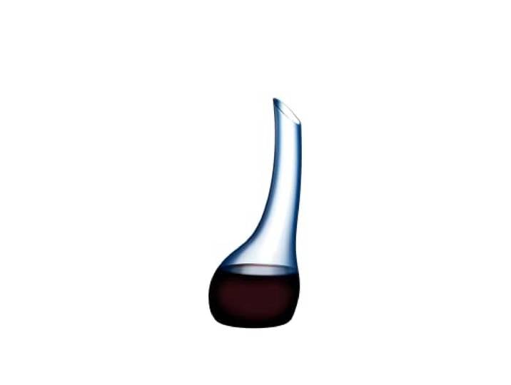 RIEDEL Dekanter Cornetto Confetti - Blau, Einzelpackung, klares+blaues Kristallglas, handgefertigt