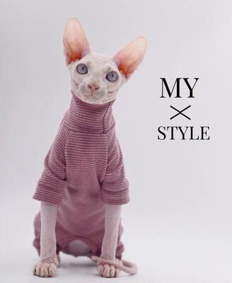 Inspired Finds CozyPaws Four Legged Hoodie For Sphynx, Devon Rex & Cornish Rex Cats l