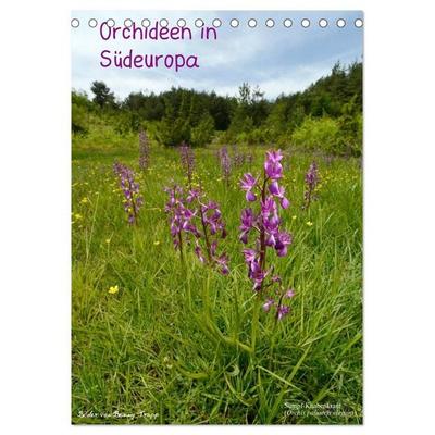 Orchideen in Südeuropa (Tischkalender 2026 DIN A5 hoch), CALVENDO Monatskalender