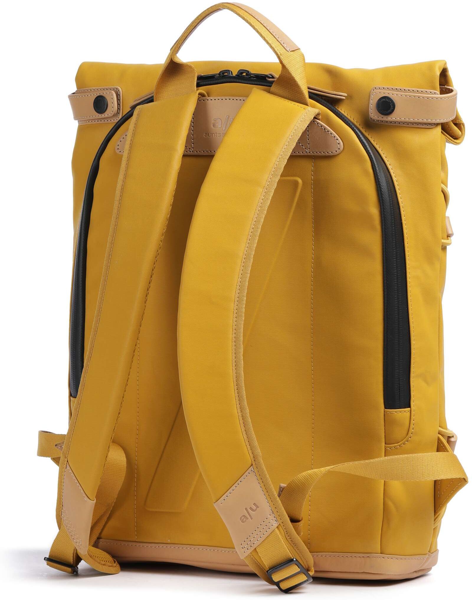 Aunts & Uncles Japan Yokohama Rolltop Rucksack, gelb