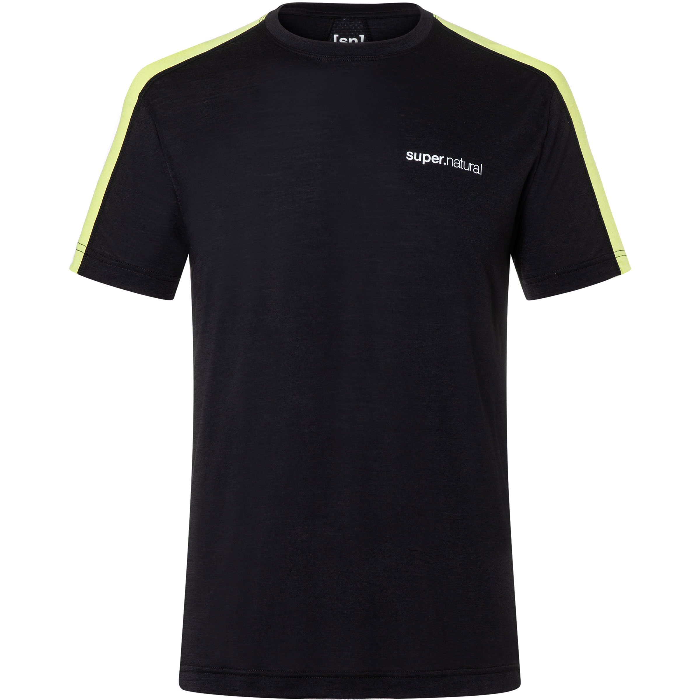 Super.Natural Alarm Running Herren Laufshirts schwarz Größe S Trekking Hautfreundlich Merinowolle