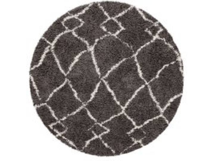 Tapis à poils longs Oregon gris 120 cm rond