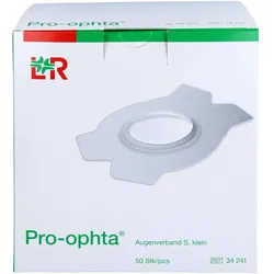 Lohmann & Rauscher, Pflaster, Pro Ophta Augenverband S klein, 50 St VER (50x)