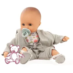 Götz - Muffin Glückspilz Babypuppe ohne Haare mit blauen Schlafaugen 33cm