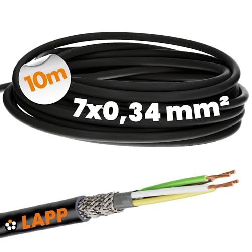 Lapp 1030500 LiYCY Afgeschermde Stuurkabel, 7 x 0,34 mm², Zwart, 10 m